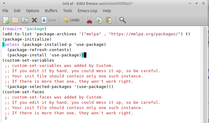 use-package emacs schrittweise konfigurieren